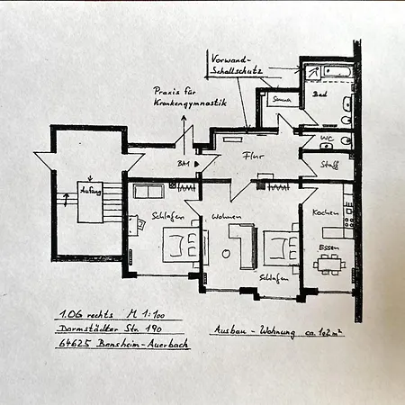 Niro I Design Apartment, Wellness, Infrarotkabine, Parkplatz, Tv Bensheim